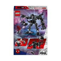 LEGO 76276 Marvel Venom's Robot Armor vs. Miles Morales, Building Toy