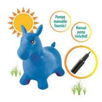 LEXIBOOK - Inflatable Jumping Horse Blue - Mixed - From 3 years