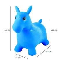 LEXIBOOK - Inflatable Jumping Horse Blue - Mixed - From 3 years