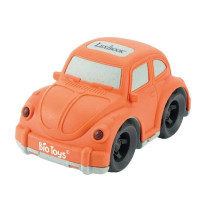 Orange car in wheat fibers, recyclable and biodegradable