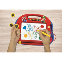 SUPER MARIO Magic slate A5 format with magnetic accessories for drawin