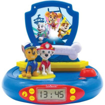 LEXIBOOK - PAT PATROUILLE - Radio Child Alarm Clock with Projections I