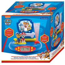LEXIBOOK - PAT PATROUILLE - Radio Child Alarm Clock with Projections I