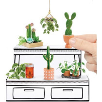 MGA Miniverse - Botanicals - Creative Game - Mini plants - Creative an