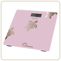 Bathroom scale - LITTLE BALANCE - 8729 - Metallic gold turtles - USB-r