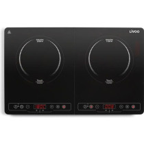 LIVOO DOC236 Double induction hob - 22cm - from 60 ° to 240 ° - Blac