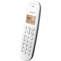 Cordless landline telephone - LOGICOM - DECT ILOA 150 SOLO - Aubergine