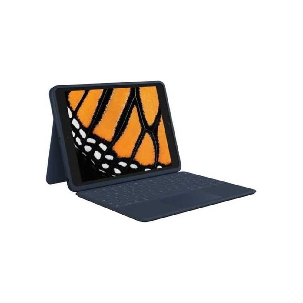 Keyboard case - Logitech Rugged Combo 3 Touch - For iPad 7th, 8th and