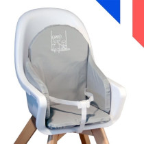 Looping Cushion High Chair Straps Gray Pearl