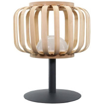 Cordless table lamp - LUMISKY - STANDY MINI BAMBOO - H25 cm - Natural
