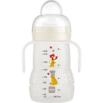 MAM Transition Bottle - 220ml - from 4 months - Silicone antifuite sof