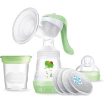 MAM Manual Breast Pump Kit + Breastfeeding Kit