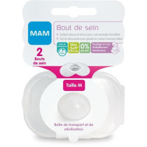 Mam Bout de Sein Size M - Silicone - Bte Sterilization X2