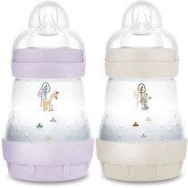Set of 2 Baby Bottles - MAM - Easy Start - Anti-colic - 160 ml - Teat