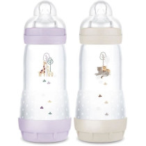 Set of 2 Baby Bottles - MAM - Easy Start - Anti-colic - 320 ml - Teat