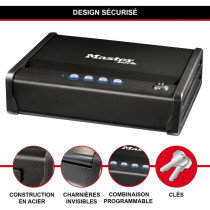 MASTER LOCK Compact safe (key + electronic code) - 2.3 L