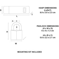 MASTERLOCK Pack moraillon + chains