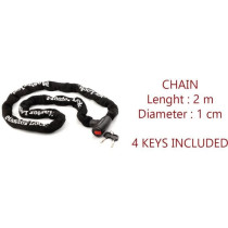 MASTER LOCK Chaîne Antivol Moto - 2 m chaîne - Idéal pour les Motos
