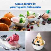 MEDION Ice cream machine with compressor (suitable for preparing ice c