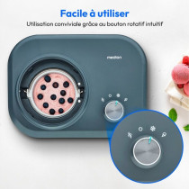 MEDION Ice cream machine with compressor (suitable for preparing ice c