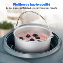 MEDION Ice cream machine with compressor (suitable for preparing ice c
