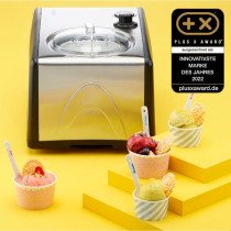 MEDION Electric aluminum ice cream and yogurt maker with compressor, i