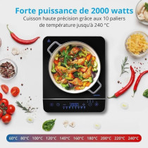 Tabletop induction hob - MEDION - MD 17595 - 1 burner - L 29 x D 36 cm