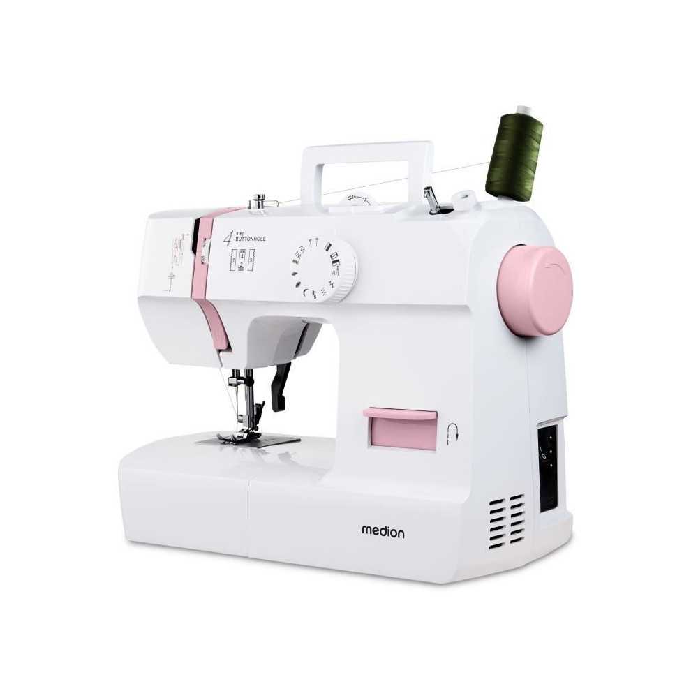 Machine a Coudre - MEDION - SM 70 - 71W - 12 Points - 700 tr/min - LED