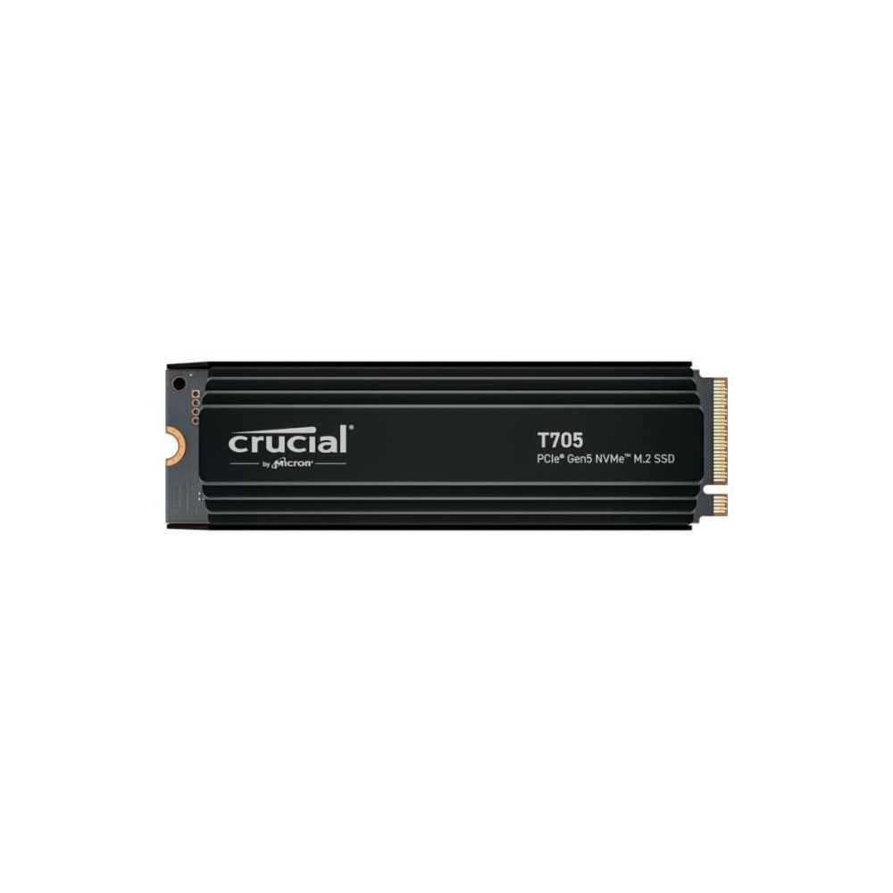 Internal Gaming SSD with Premium Heatsink - CRUCIAL - T705 SSD 1TB PCI Internal Gaming SSD with Premium Heatsink - CRUCIAL - T705 SSD 1TB PCI