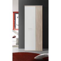 Armoire a chaussures MISCA - Style contemporain décor chene sonoma et