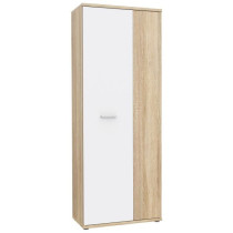 Armoire a chaussures MISCA - Style contemporain décor chene sonoma et