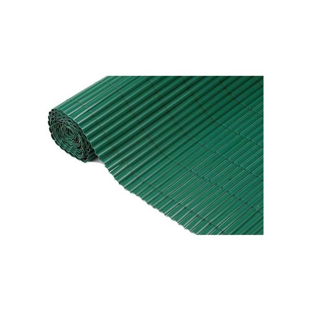 NATURE Single-sided PVC canisse - 1000 g / m² - Fixing set - Green -