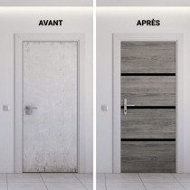 Door Renovation Kit - NORDLINGER PRO - 4 Sheets 85 x 50 cm & 3 Black P
