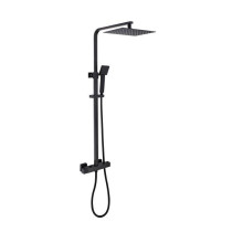 OCEANIC Shower column - Thermostatic mixer - Rectangular high head 30x