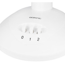 Table fan OCEANIC - 30W - Diameter 23 cm - 2 speeds - Oscillating - Wh