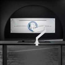 Articulating Desk Monitor Mount - OPLITE - MT57 - White