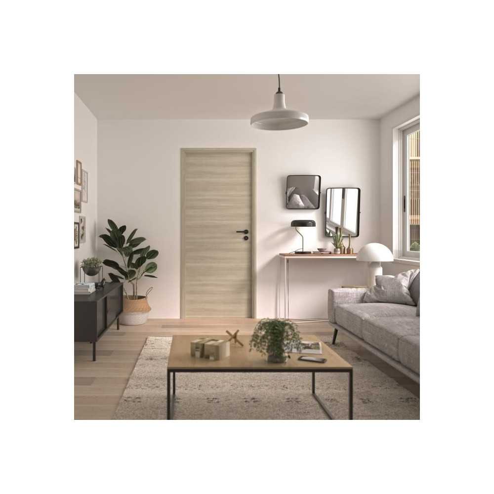 Bloc Porte - OPTIMUM - Revetement Spécial VERONE - H 204 x 83 x 4 cm,