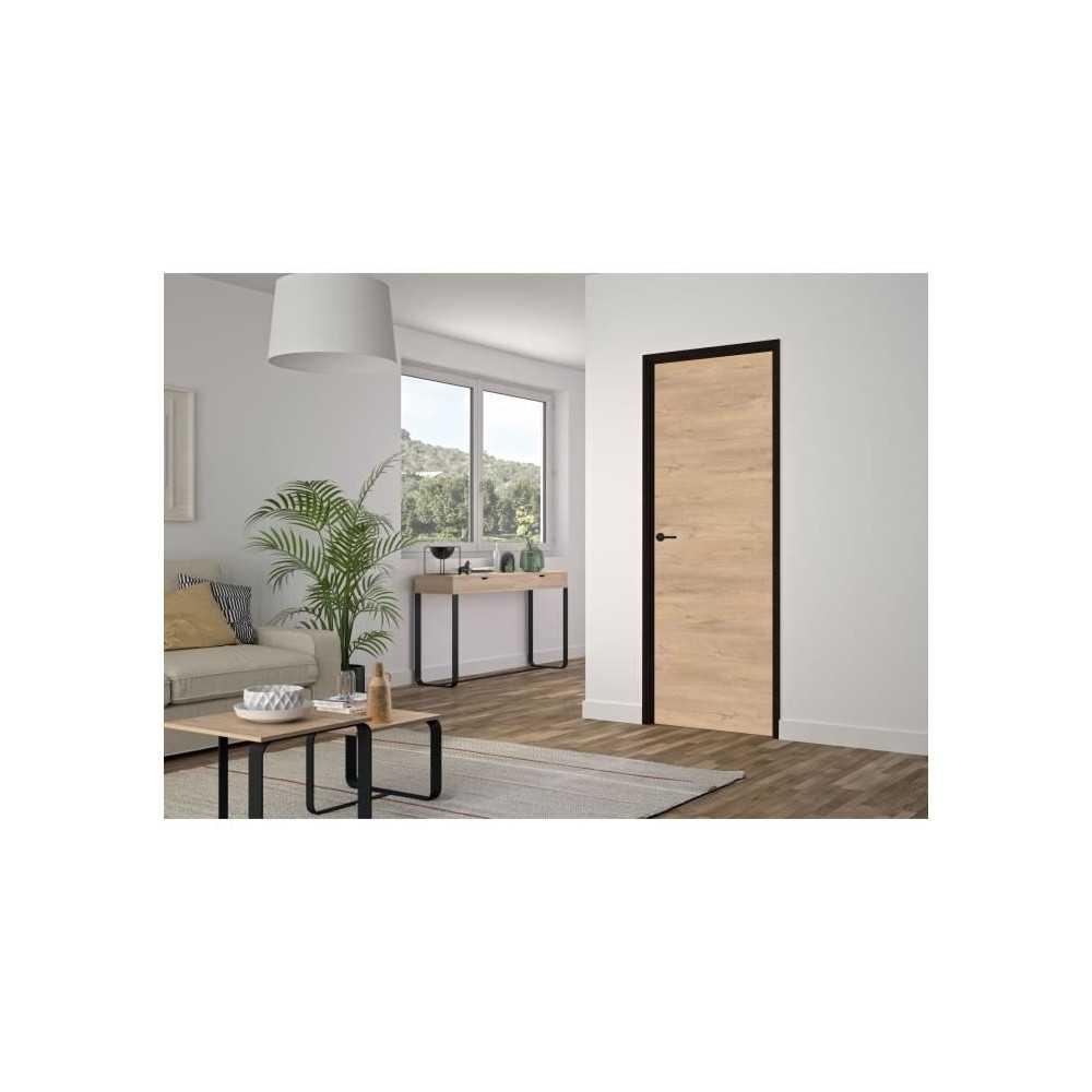 Bloc Porte - OPTIMUM - Revetement Spécial RIO HUI NOI - H 204 x 83 x