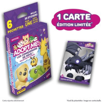 Stickers - PANINI - Adopt Me! Roblox - Blister 6 pochettes - 1 carte