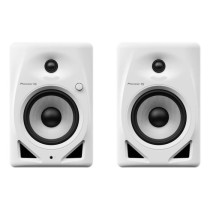 Pair of Pioneer DJ DM-50D-W monitoring speakers - Bass Reflex - 2x25W
