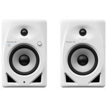 Pair of Pioneer DJ DM-50D-BT-W monitoring speakers - Bluetooth - Bass