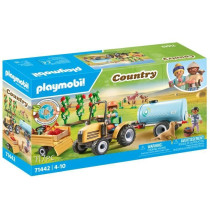 PLAYMOBIL 71442 Farmer with tractor and tanker - Country - Ages 4 and