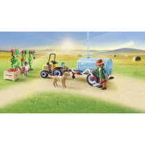 PLAYMOBIL 71442 Farmer with tractor and tanker - Country - Ages 4 and