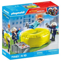 PLAYMOBIL 71465 Firefighters with rescue cushion - Action Heroes - Fir