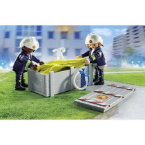 PLAYMOBIL 71465 Firefighters with rescue cushion - Action Heroes - Fir