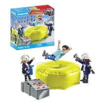 PLAYMOBIL 71465 Firefighters with rescue cushion - Action Heroes - Fir