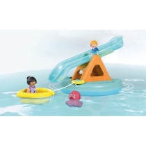PLAYMOBIL Junior 71687 Island with water slideIncludes two figures, a