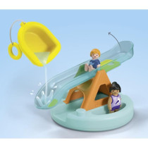 PLAYMOBIL Junior 71687 Island with water slideIncludes two figures, a
