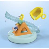 PLAYMOBIL Junior 71687 Island with water slideIncludes two figures, a
