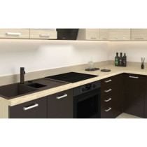 CHAMONIX Plan de travail Stratifié - L 180 cm - Ep 28 mm - Beige mat
